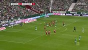 第18分钟云达不莱梅球员托普拉克射门-绝佳机会打偏