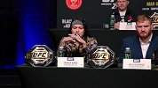 UFC269称重对视仪式全场：奥利维拉钻石剑拔弩张