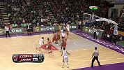 CBA-1415赛季-常规赛-第25轮-廉明上篮不中 比斯利拿到篮板一条龙上篮得分（辽宁vs上海）-花絮