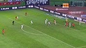 鲁能左侧战术角球开出 格德斯突施冷箭被封堵