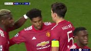 第78分钟曼联球员拉什福德进球 曼联3-0RB莱比锡