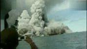 汤加水下火山爆发奇观