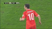 亚冠-14赛季-小组赛-第2轮-人和获得任意球 米西莫维奇劲射球门死角-花絮