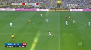 勒沃库森后场传球失误 桑乔快速反击单刀被扑