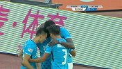 绿城后卫解围送大礼 桑戈尔单刀挑射先拔头筹