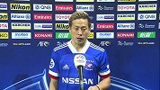 横滨球员仲川辉人赛后采访