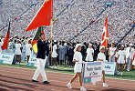 我的奥运记忆之1984 (1) 中国队出场太帅了 最帅是旗手