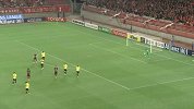 亚冠-17赛季-16强次回合-第47分钟射门 恒大门前风声鹤唳 鹿岛角球攻门擦柱而出-花絮