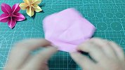 手把手教你折五星花，简单易学，女孩子都喜欢