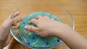 DIY史莱姆：7个仙女彩色泥袋，里面有超多彩珠