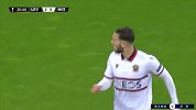 第31分钟尼斯球员古伊里进球 勒沃库森2-1尼斯