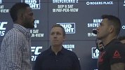 UFC-17年-UFC215主赛选手面对面媒体日现场-花絮