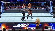 WWE-18年-SD第977期：女子单打赛 贝基林奇VS曼迪罗斯-单场