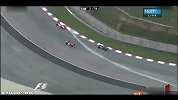 F1-14赛季-马来西亚正赛 莱科宁被撞爆胎-花絮