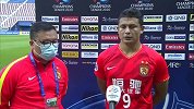 广州恒大1-1憾平水原三星 艾克森赛后接受采访