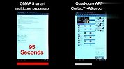 OMAP5 A15双核与四核Tegra3性能对比