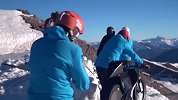 雪山俯冲速度与激情 世界最快自行车狂飙223迈每小时