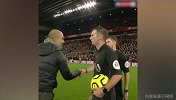 瓜帅焦点战后微笑握手裁判 一声“THANK YOU”意味深长