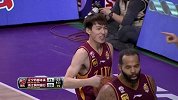 CBA-1516赛季-季后赛-1/4决赛-第3场-郭艾伦缝隙妙传兰多夫打中2+1-花絮