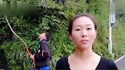 90后美女每天跳300米悬崖送饭，半小时车程跳崖只需2分钟