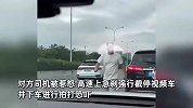 网友阻挡占用应急车道车辆驶入主路，高速上遭截停拍打恐吓，网友坐不住了