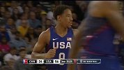 中国男篮-16年-小前锋打法 周琦突破分球周鹏中投稳稳命中-花絮