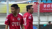 敲山震虎！桑一非摆脱贵州双人夹防 辽足队长右脚远射击中门框