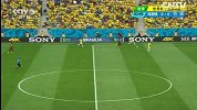 世界杯-14年-小组赛-A组-第3轮-巴西队开场创造良机近距离施射被后卫挡出-花絮