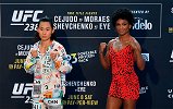 UFC238媒体日对视 闫晓楠衣着时尚亮相自信满满