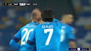 第3分钟那不勒斯球员杰林斯基进球 那不勒斯1-0格拉纳达
