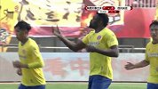 迅速扳平！阿隆任意球破门 陕西1-1四川
