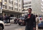 PP体育探访曼联下榻酒店 大巴车准备就绪