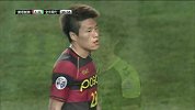 亚冠-14赛季-淘汰赛-1/8决赛-第2回合：双方球员恶斗崔普庆恶意犯规被罚出场-花絮