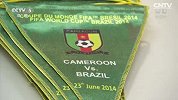 世界杯-14年-小组赛-A组-第3轮-喀麦隆队赛前抵达球场-花絮