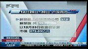 今年最后一周两市限售股解禁市值272亿元