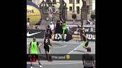 3V3比赛也有大神！骚出水的不看人背传NBA赛场也罕见