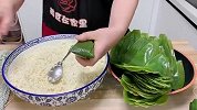 农村妹子教你做碱水粽子，不用提前泡米，软糯鲜香，好吃不腻