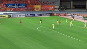 亚冠-17赛季-16强首回合-第30分钟传球 胡尔克真大腿 直突禁区传中被封堵-花絮