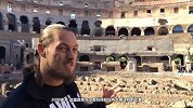 WWE-17年-欧洲巡演开启 大卡斯游览意大利古罗马竞技场-专题