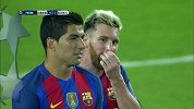 欧冠-1617赛季-小组赛-第1轮-第75分钟进球 巴塞罗那苏亚雷斯胸部停球后转身凌空爆射破门-花絮