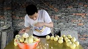 【不作会死】徒手劈开一百个梨 鸭梨山大