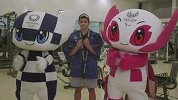 东京奥运残奥吉祥物抵达巴塞罗那 与当地参赛选手地标互动