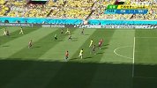世界杯-14年-淘汰赛-1/8决赛-巴西队边路传中若门前抢点未果-花絮