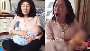 山西一姥姥“摇滚式”哄娃 边唱边晃外孙秒睡