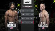 UFC on ESPN30期：贾马尔-埃默斯VS帕特-萨巴蒂尼