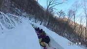 本溪大冰沟景区千米贪吃蛇！告诉你啥叫速度与激情！