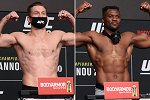 UFC260称重集锦：米欧奇与纳干诺体重相差达29磅