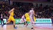 CBA-1617赛季-季后赛-1/4决赛-第4场-哈德森篮下穿针引线 兰多夫碾压防守上篮打2+1-花絮