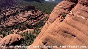 吊炸天!航拍牛人在万丈悬崖崖壁上骑自行车