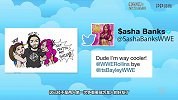 WWE-17年-WWE凯西·凯莉数字媒体秀：贝莉同班克斯闺蜜两人为争抢奥斯丁微博开撕-专题